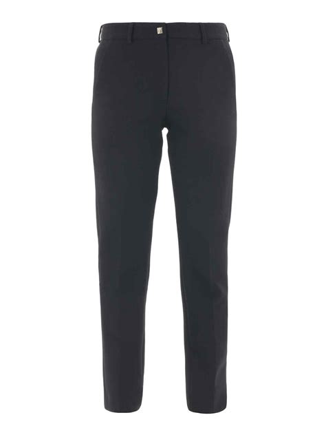 pantalon versace femme noir|Collection pantalons .